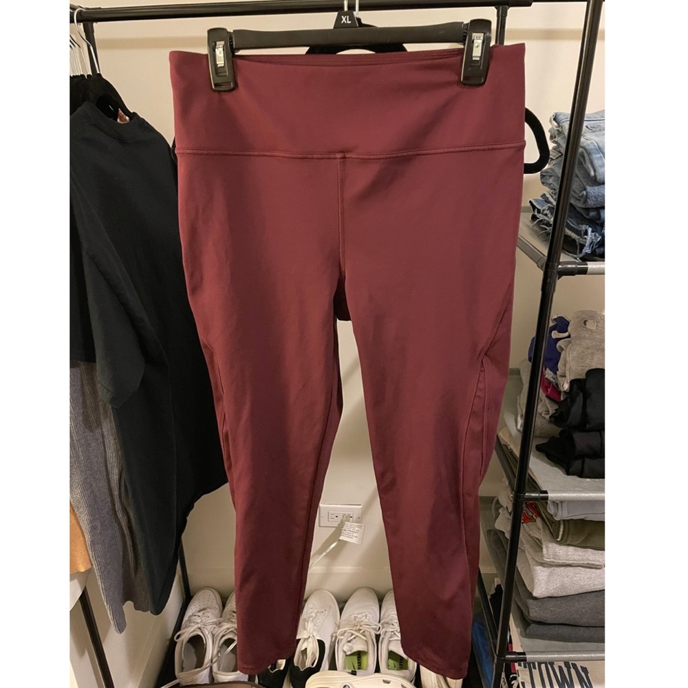 Burgundy Leggings